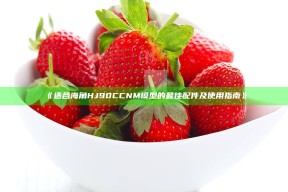 《适合海角HJ90CCNM模型的最佳配件及使用指南》